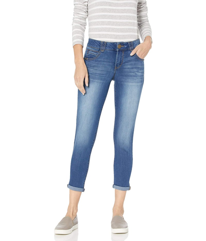 Democracy womens Absolution Crop Jeans, Blue, 12 US - Image 1